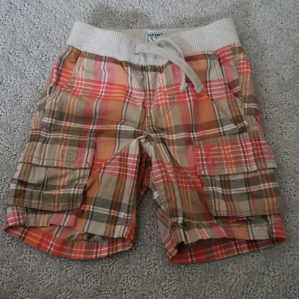 Boys plaid shorts